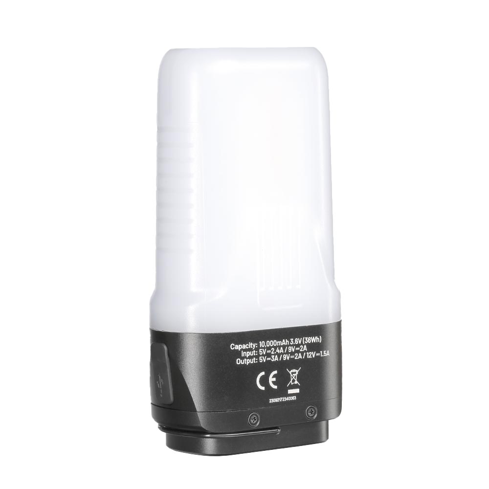 Nitecore 3in1 LED-Taschenlampe LR70 3000 Lumen schwarz Lampe, Laterne und Powerbank in einem Bild 4