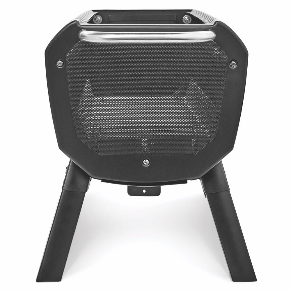 BioLite Firepit+ Feuerstelle, Grill und Powerbank rauchfrei schwarz/orange inkl. Regenhaube, Grill- und Brennstoffrost und Micro Bild 4