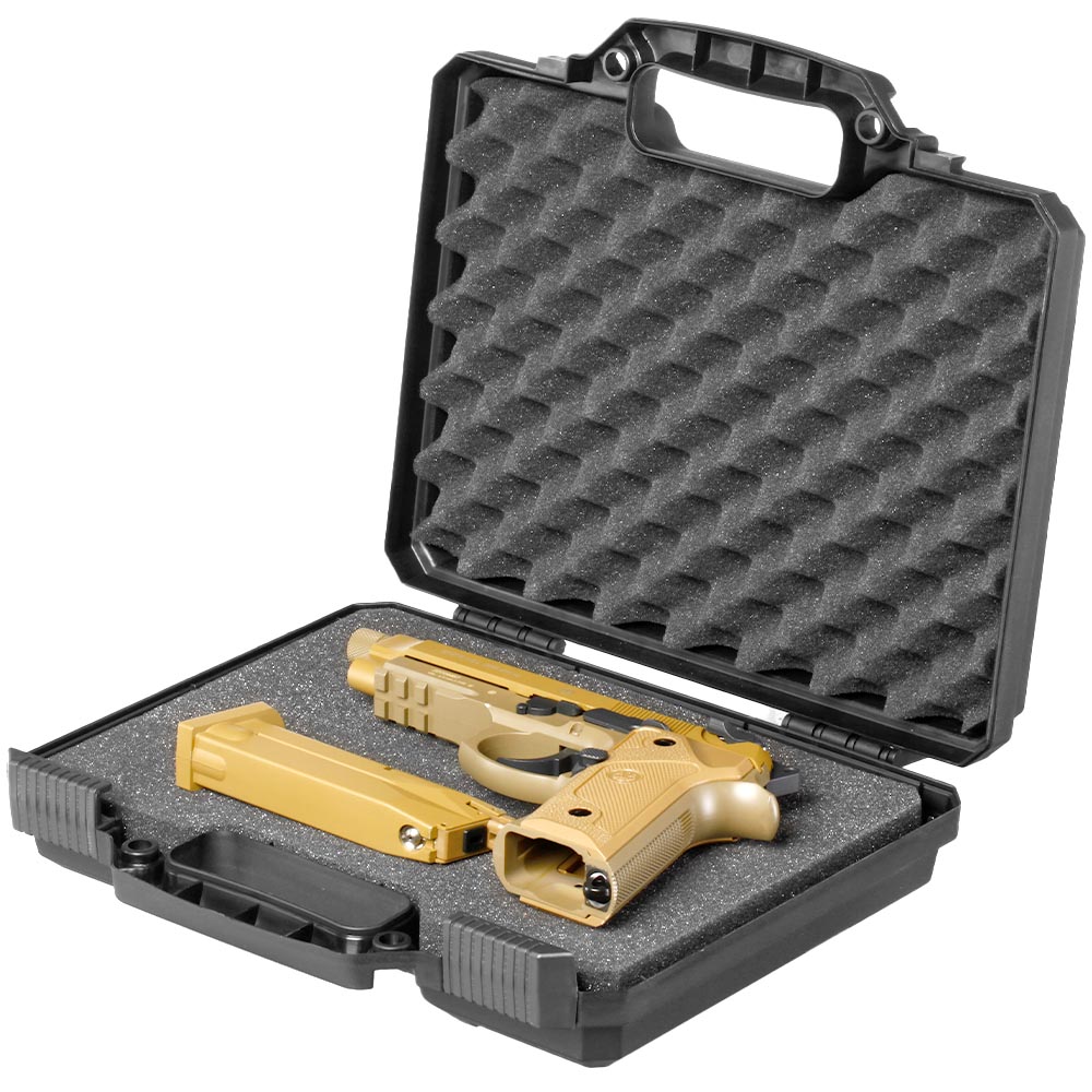 ASG Polymer Pistol Case Pistolenkoffer 31 x 27 x 7,5 cm PnP-Schaumstoff schwarz Bild 6