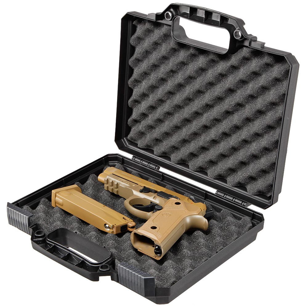ASG Polymer Pistol Case Pistolenkoffer 31 x 27 x 7,5 cm Waben-Schaumstoff schwarz Bild 6