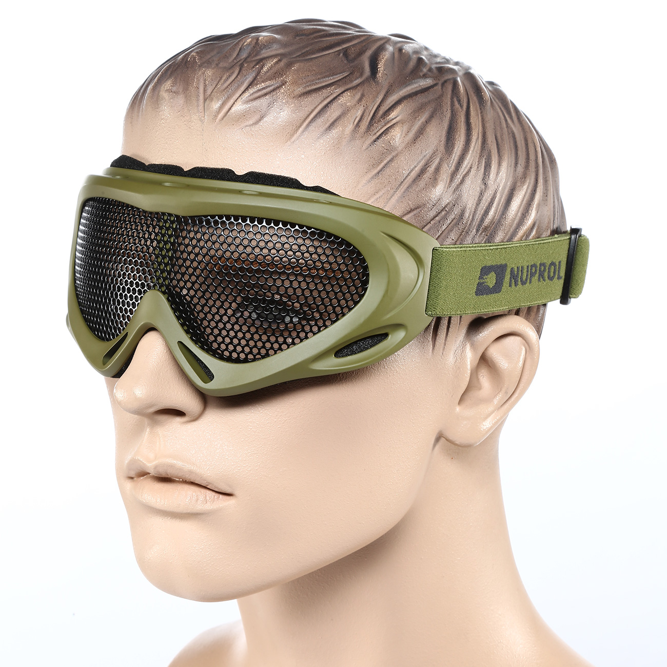 Nuprol Brille Pro Mesh Eye Protection Airsoft Gitterbrille oliv Bild 3