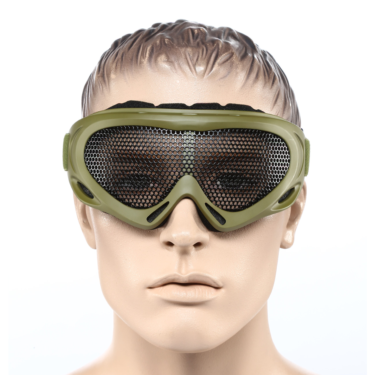 Nuprol Brille Pro Mesh Eye Protection Airsoft Gitterbrille oliv Bild 4