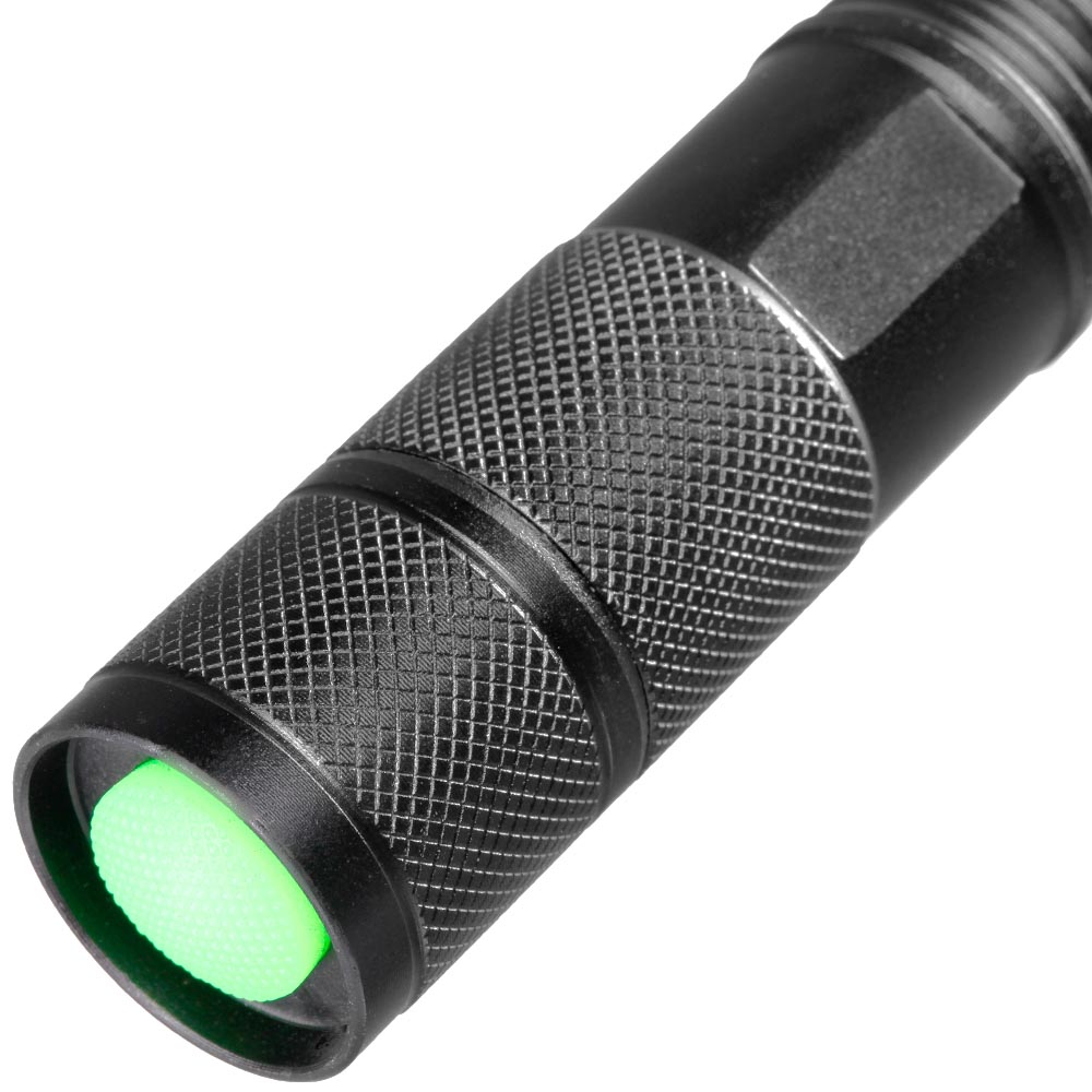 LED-Taschenlampe T6 USB mit Zoom und Strobe schwarz inkl. Akku, USB-Ladegert und Transportbox Bild 8