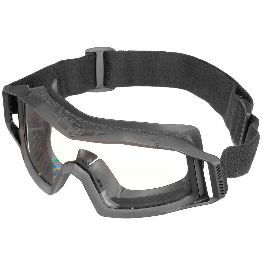 Revision ballistische Schutzbrille Wolfspider Essential Kit schwarz mit klar-transparent / rauch-getnt Wechselglsern und Brill