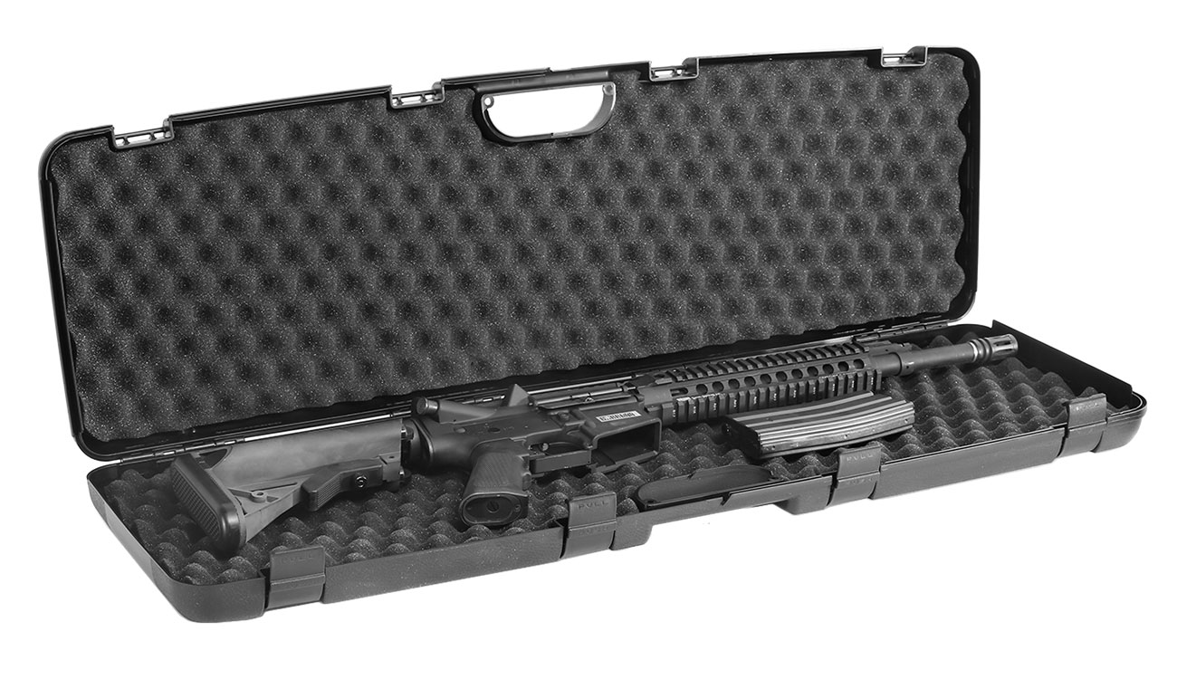 Evolution Airsoft / Negrini Universal Gewehrkoffer 86 x 24,5 x 7,5 cm schwarz Bild 2