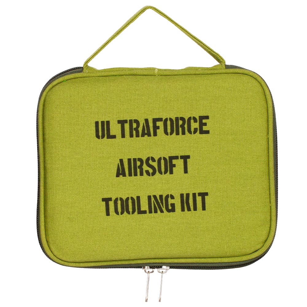 Ultraforce Airsoft Field Maintenance Kit / Werkzeug Set mit Tasche oliv Bild 4