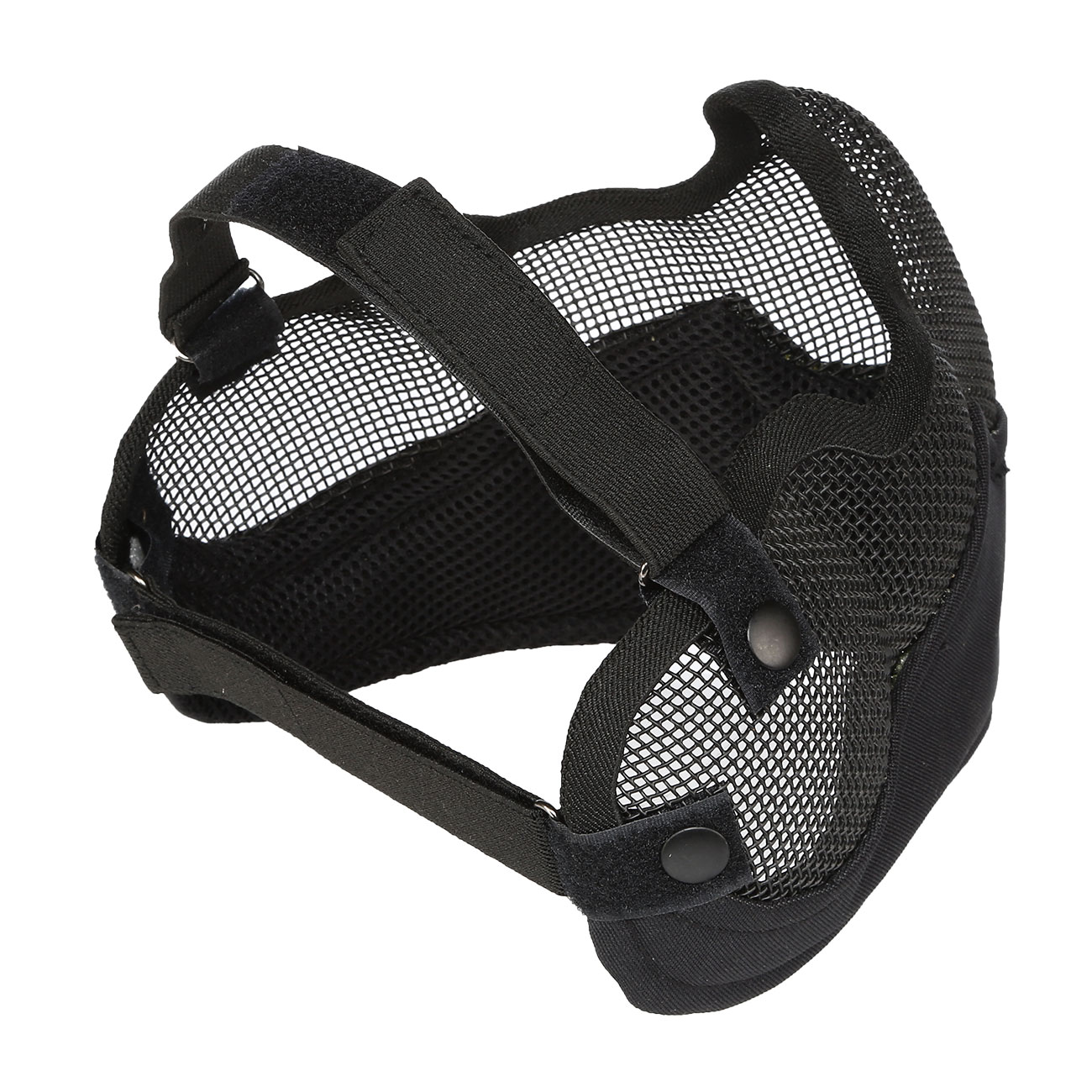 Nuprol Mesh Mask V2 Gittermaske Full Lower Face mit Ohrabdeckung schwarz Bild 5