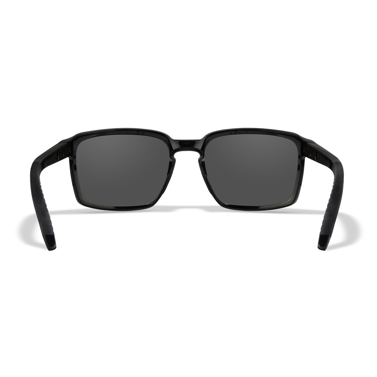 Wiley X Sonnenbrille Alfa Captivate schwarz glnzend Glser grau polarisiert inkl. Brillenetui und Seitenschutz Bild 3