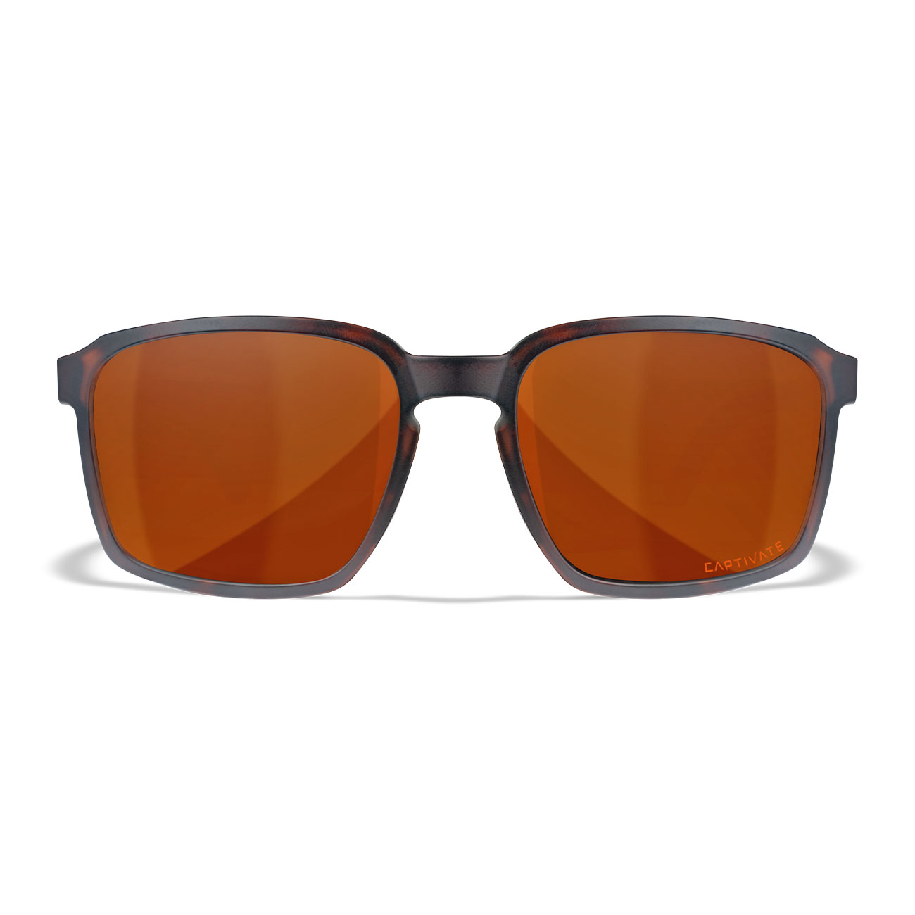 Wiley X Sonnenbrille Alfa Captivate matt braun Glser kupfer polarisiert inkl. Brillenetui und Seitenschutz Bild 1