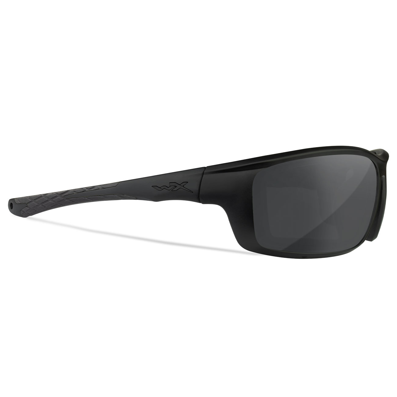 Wiley X Sonnenbrille Grid matt schwarz Glser grau inkl. Brillenetui und Facial Cavity Dichtung Bild 4