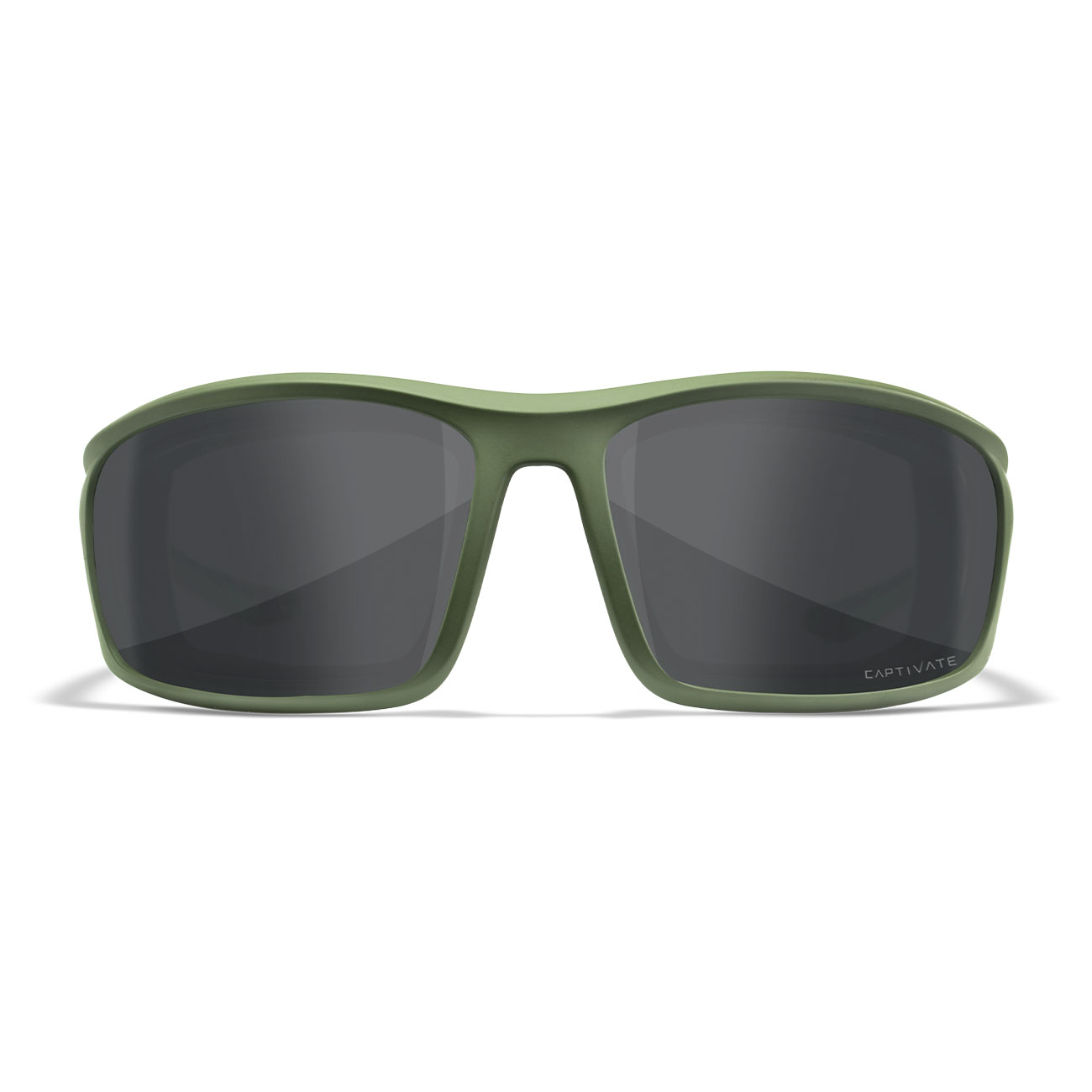 Wiley X Sonnenbrille Grid Captivate matt oliv Glser grau inkl. Brillenetui und Facial Cavity Dichtung Bild 1