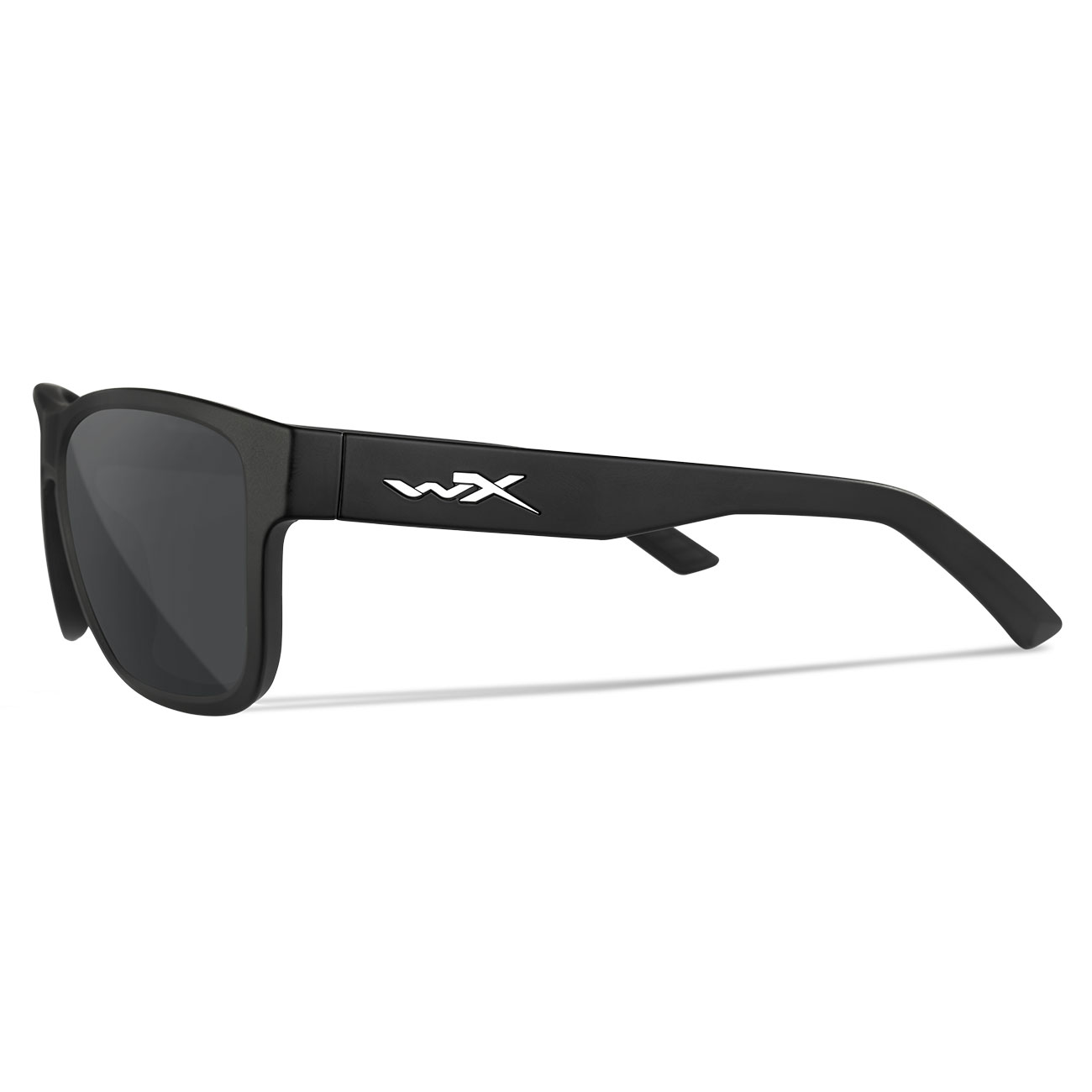 Wiley X Sonnenbrille Ovation matt schwarz Glser grau inkl. Brillenetui und Seitenschutz Bild 2
