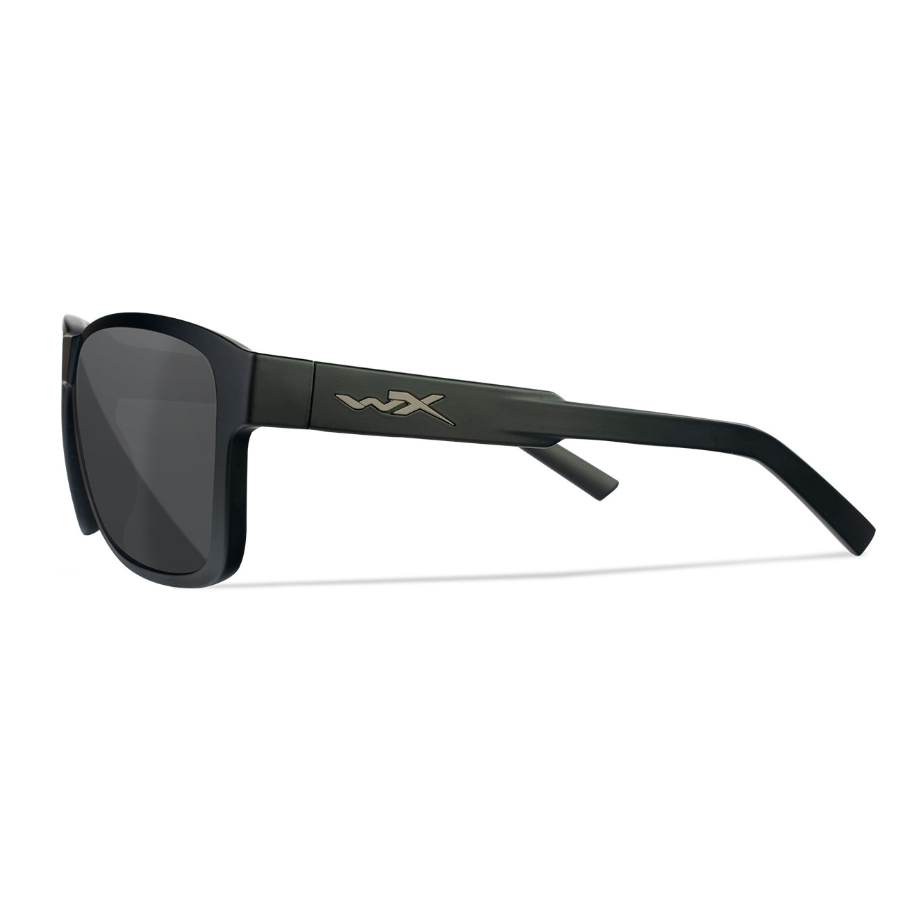 Wiley X Sonnenbrille Trek matt schwarz Glser grau inkl. Brillenetui und Seitenschutz Bild 2