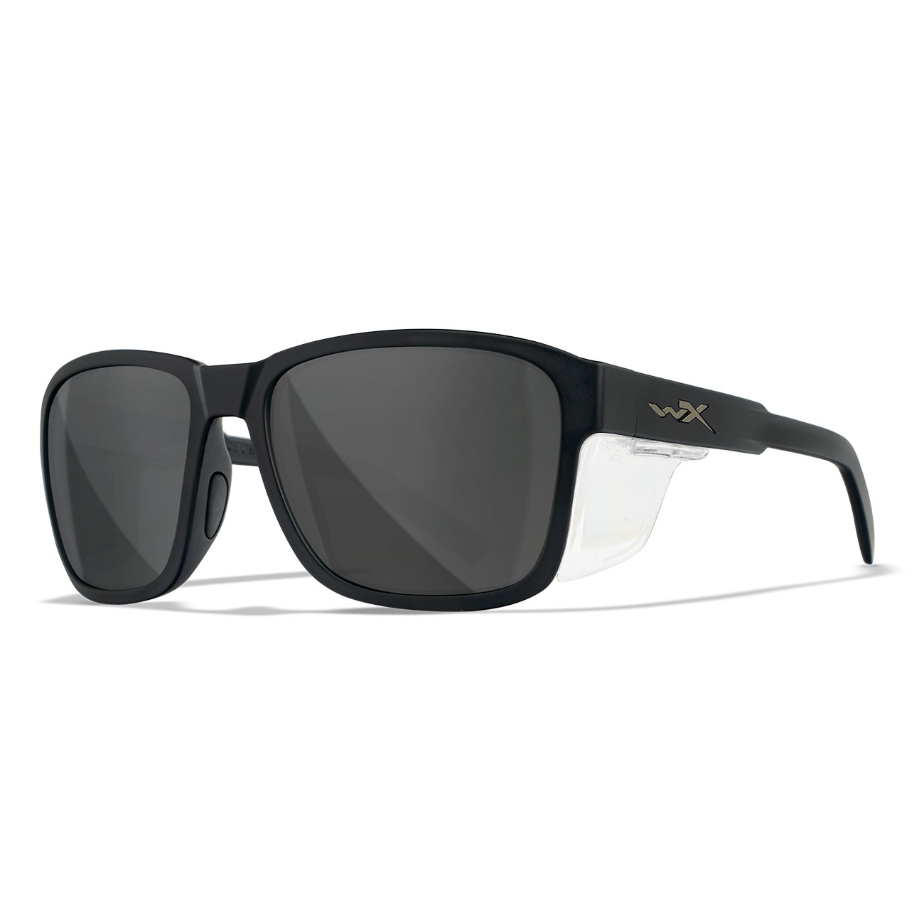 Wiley X Sonnenbrille Trek matt schwarz Glser grau inkl. Brillenetui und Seitenschutz Bild 4