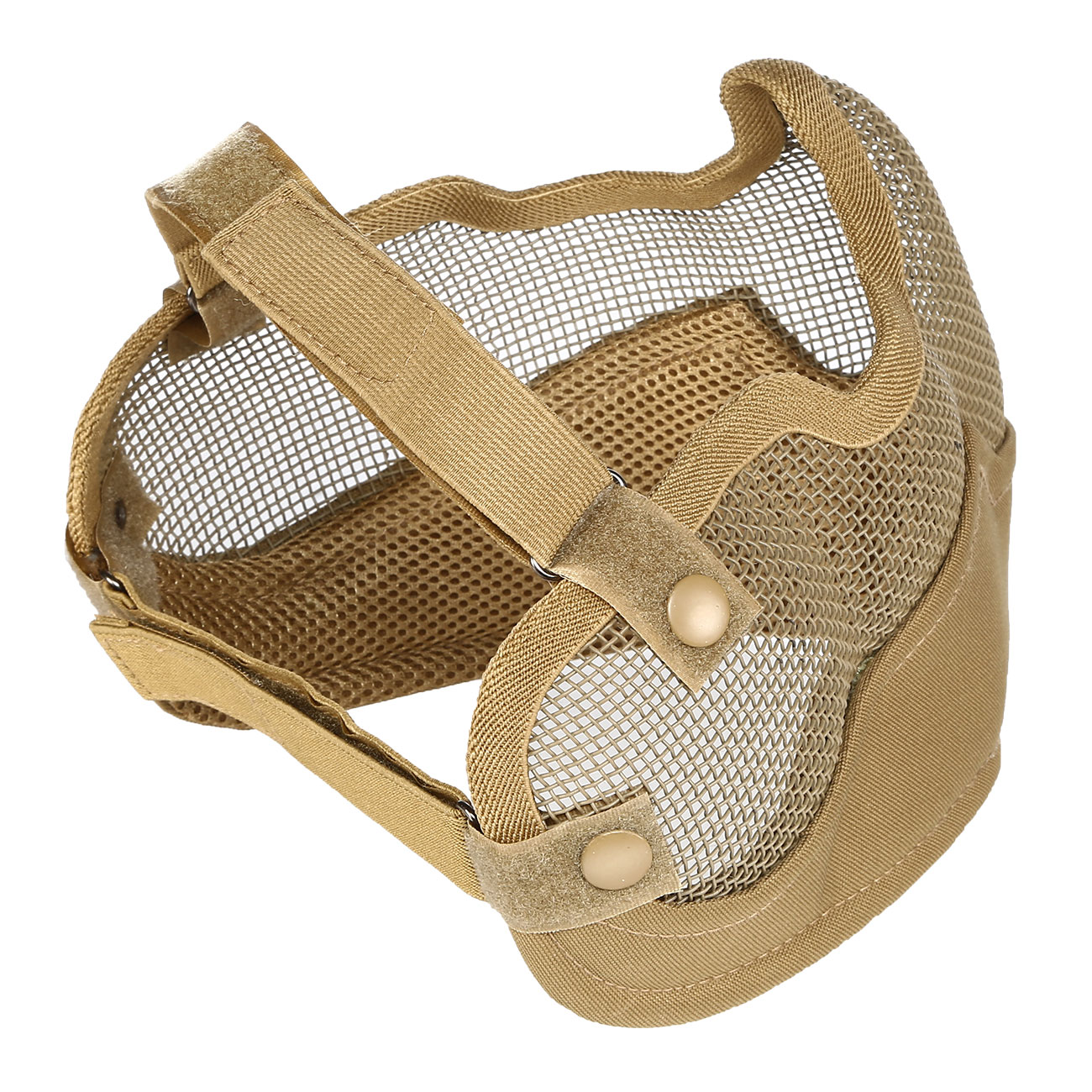 Nuprol Mesh Mask V2 Gittermaske Full Lower Face mit Ohrabdeckung tan Bild 5