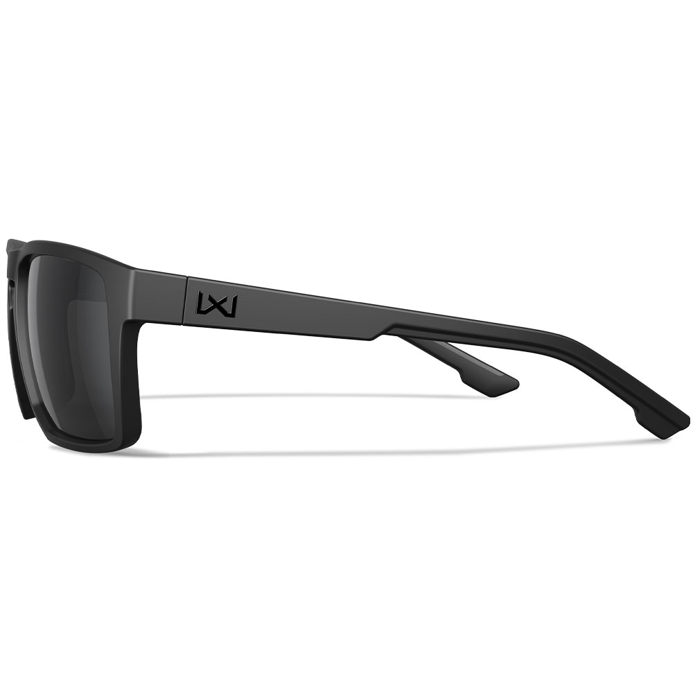 Wiley X Sonnenbrille Founder Captivate matt schwarz Glser grau inkl. Seitenschutz Bild 2