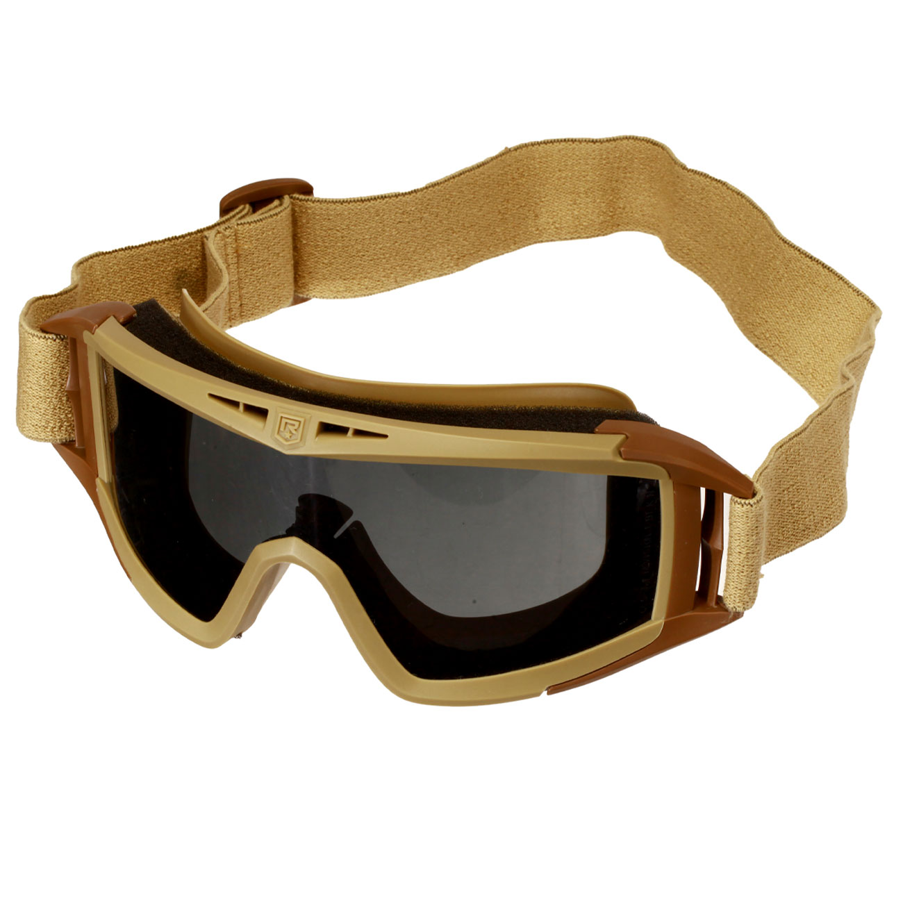Revision ballistische Schutzbrille Desert Locust Deluxe Kit tan inkl. 3 Wechselglsern und Brillenetui Bild 1