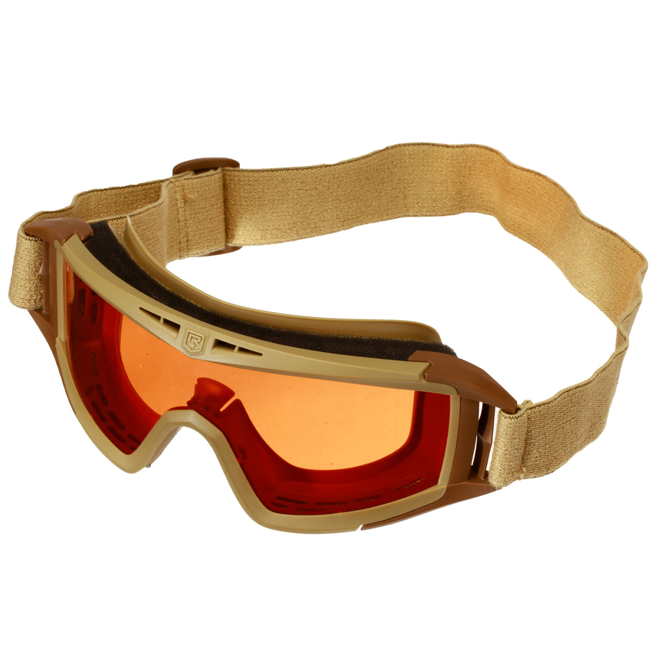 Revision ballistische Schutzbrille Desert Locust Deluxe Kit tan inkl. 3 Wechselglsern und Brillenetui Bild 2