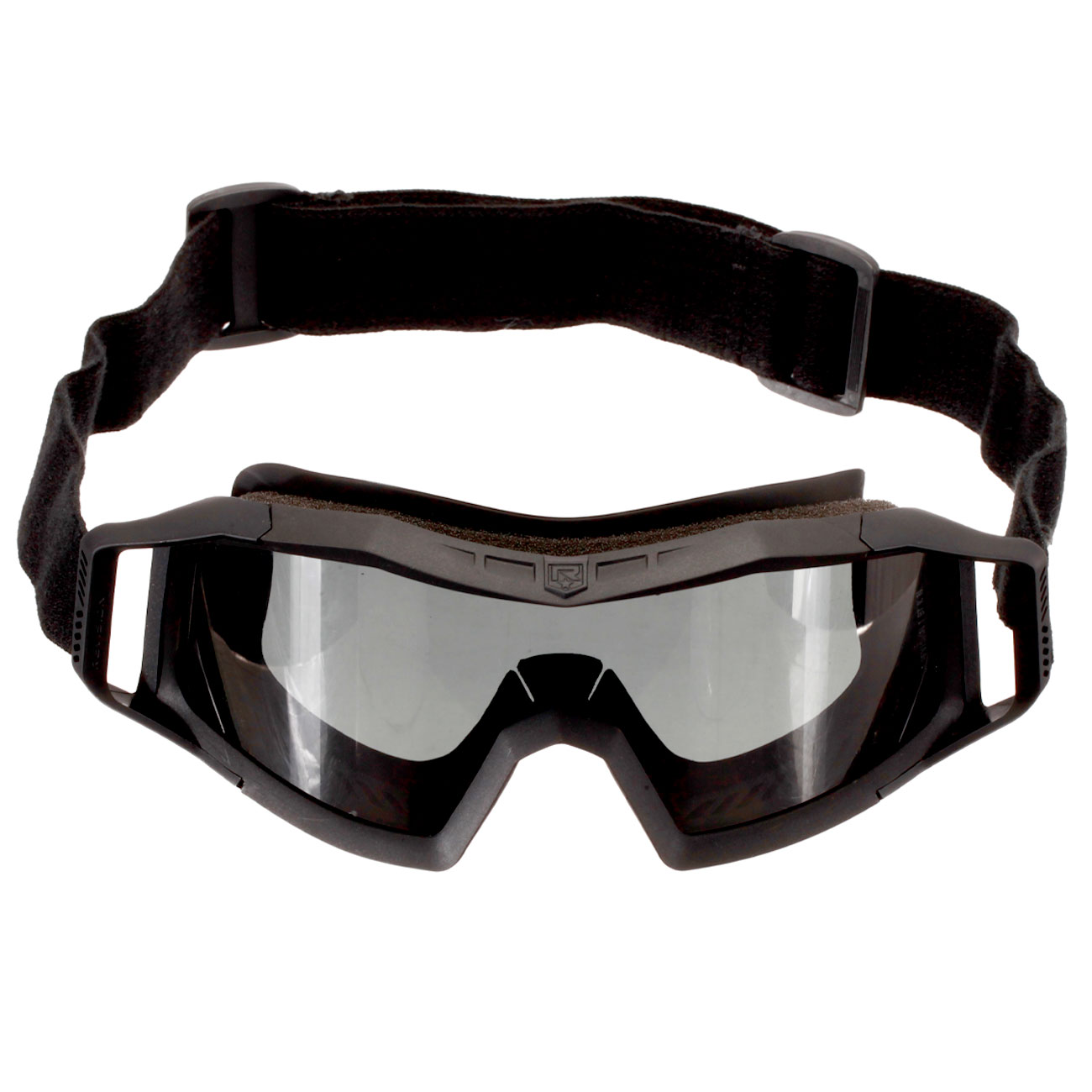Revision Eyewear Wolfspider Schutzbrille Deluxe Kit mit vermillion / klar / rauch Wechselglser schwarz Bild 3