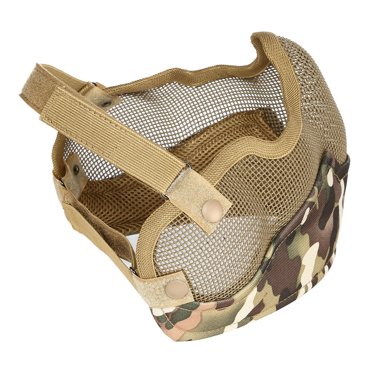 Nuprol Mesh Mask V2 Gittermaske Full Lower Face mit Ohrabdeckung camo Bild 5