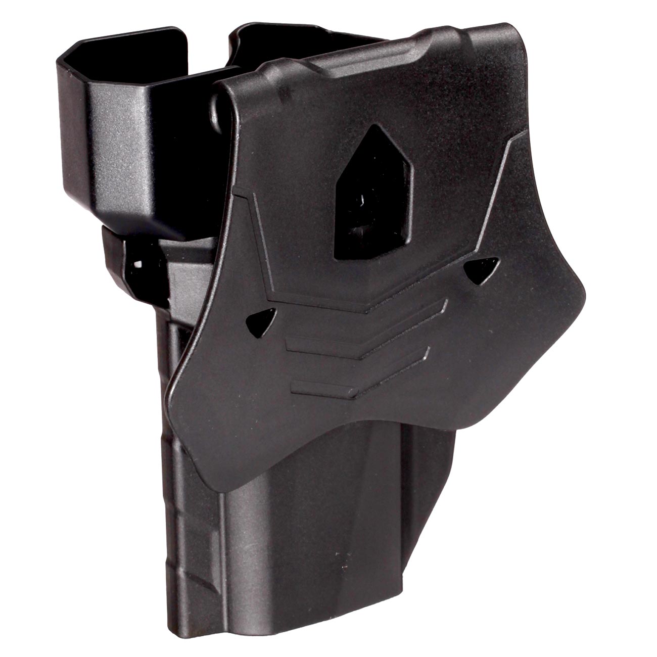 Amomax Tactical Holster Polymer Paddle fr M1911 Pistolen mit Red-Dot Zielgert Rechts schwarz Bild 5