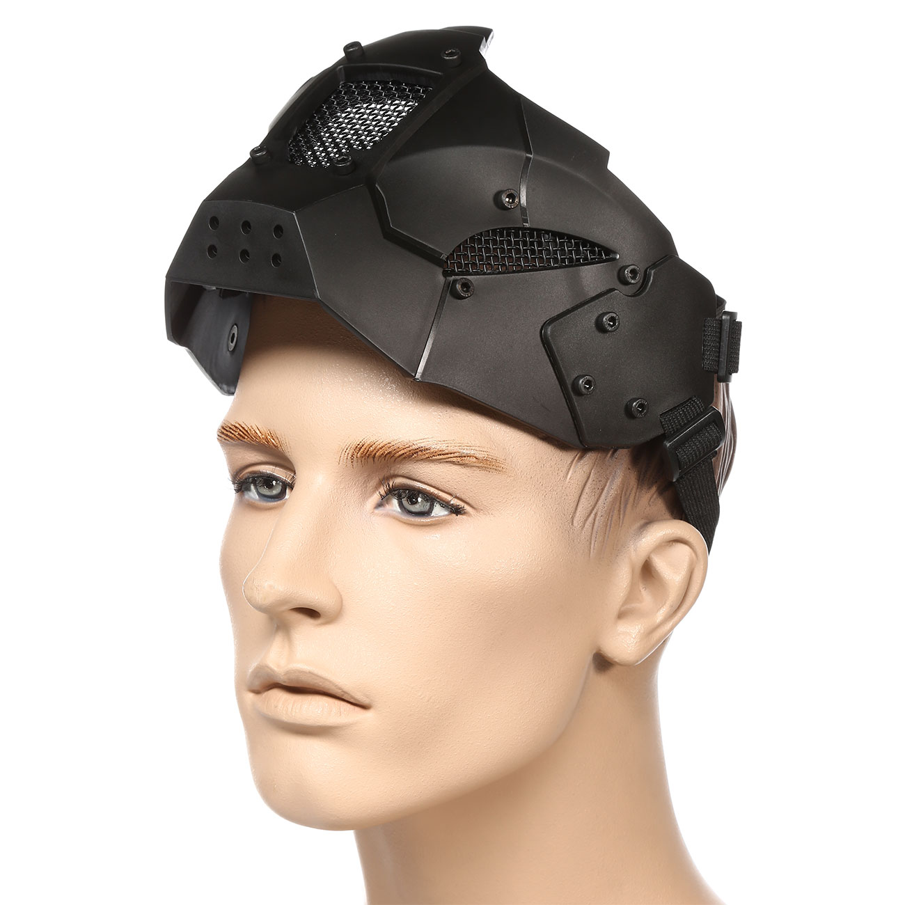 Nuprol Mesh Mask V4 mit Halterung für / ohne FAST Helme schwarz Bild 1