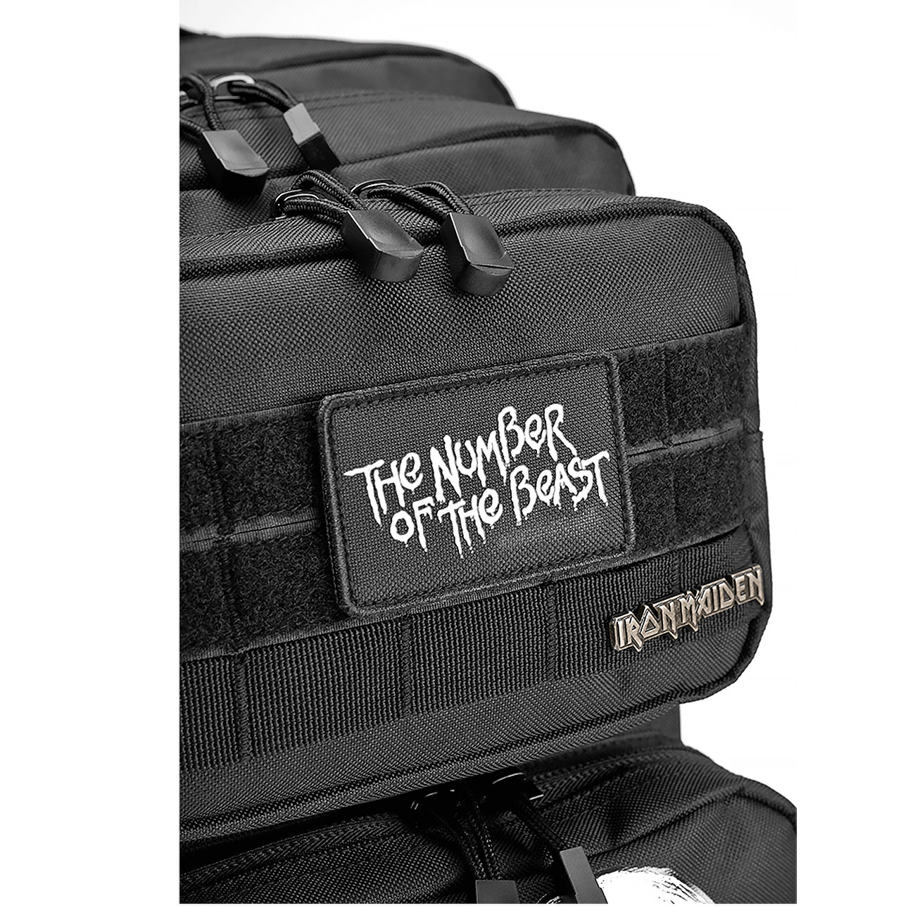 Brandit Rucksack Cooper Iron Maiden NOTB 40 Liter Large schwarz Glow in the dark Bild 2