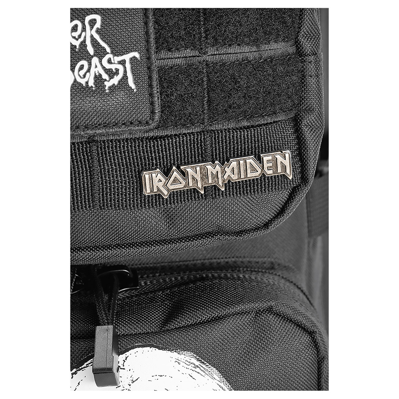 Brandit Rucksack Cooper Iron Maiden NOTB 40 Liter Large schwarz Glow in the dark Bild 3
