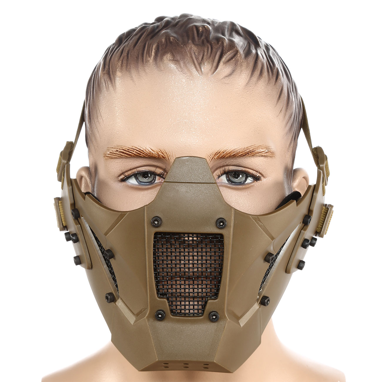 Nuprol Mesh Mask V4 mit Halterung fr / ohne FAST Helme tan Bild 1