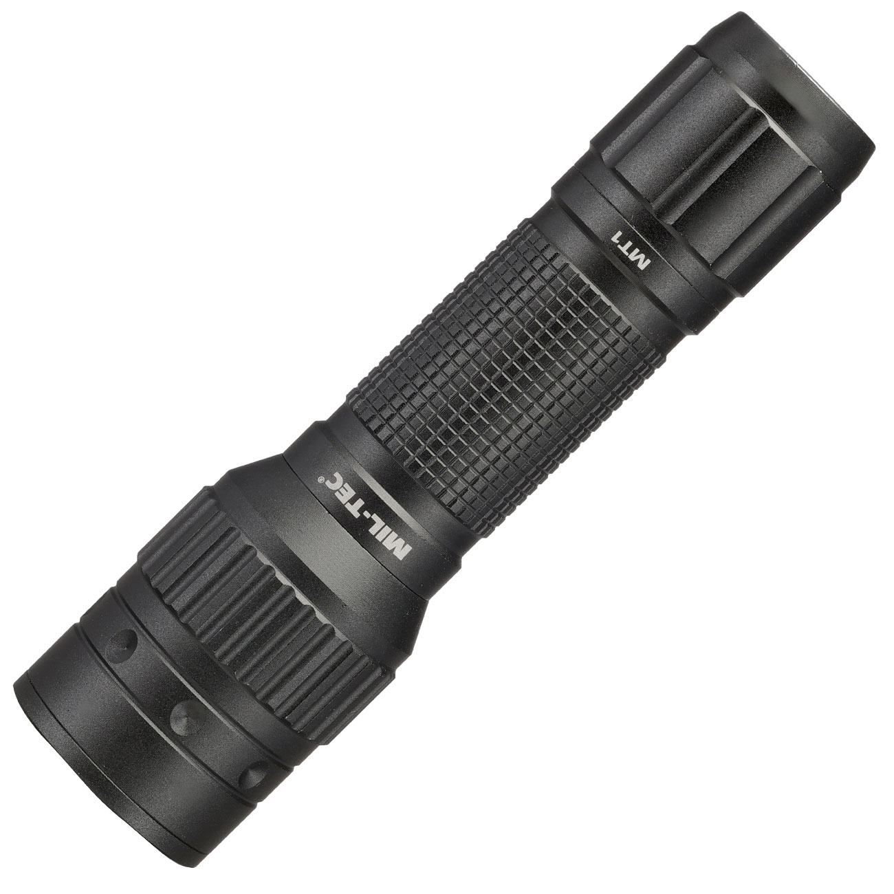 Mil-Tec LED-Stablampe Operator MT1 350 Lumen schwarz inkl. Holster Bild 1