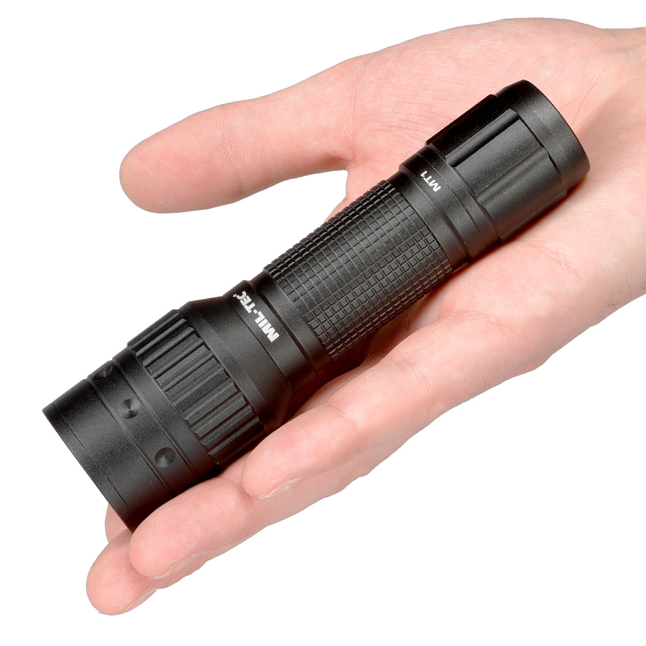 Mil-Tec LED-Stablampe Operator MT1 350 Lumen schwarz inkl. Holster Bild 3
