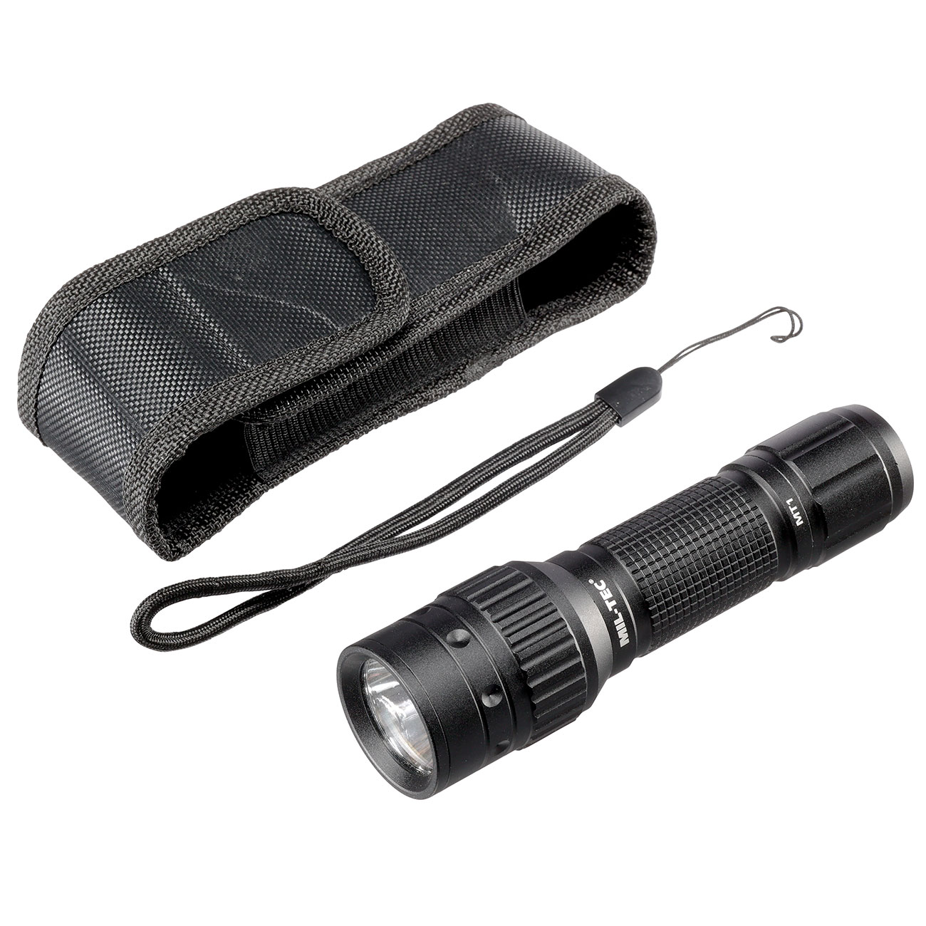 Mil-Tec LED-Stablampe Operator MT1 350 Lumen schwarz inkl. Holster Bild 4