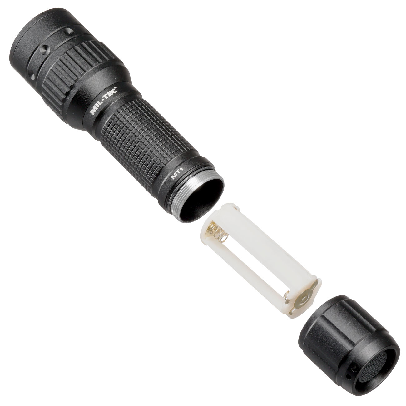 Mil-Tec LED-Stablampe Operator MT1 350 Lumen schwarz inkl. Holster Bild 5