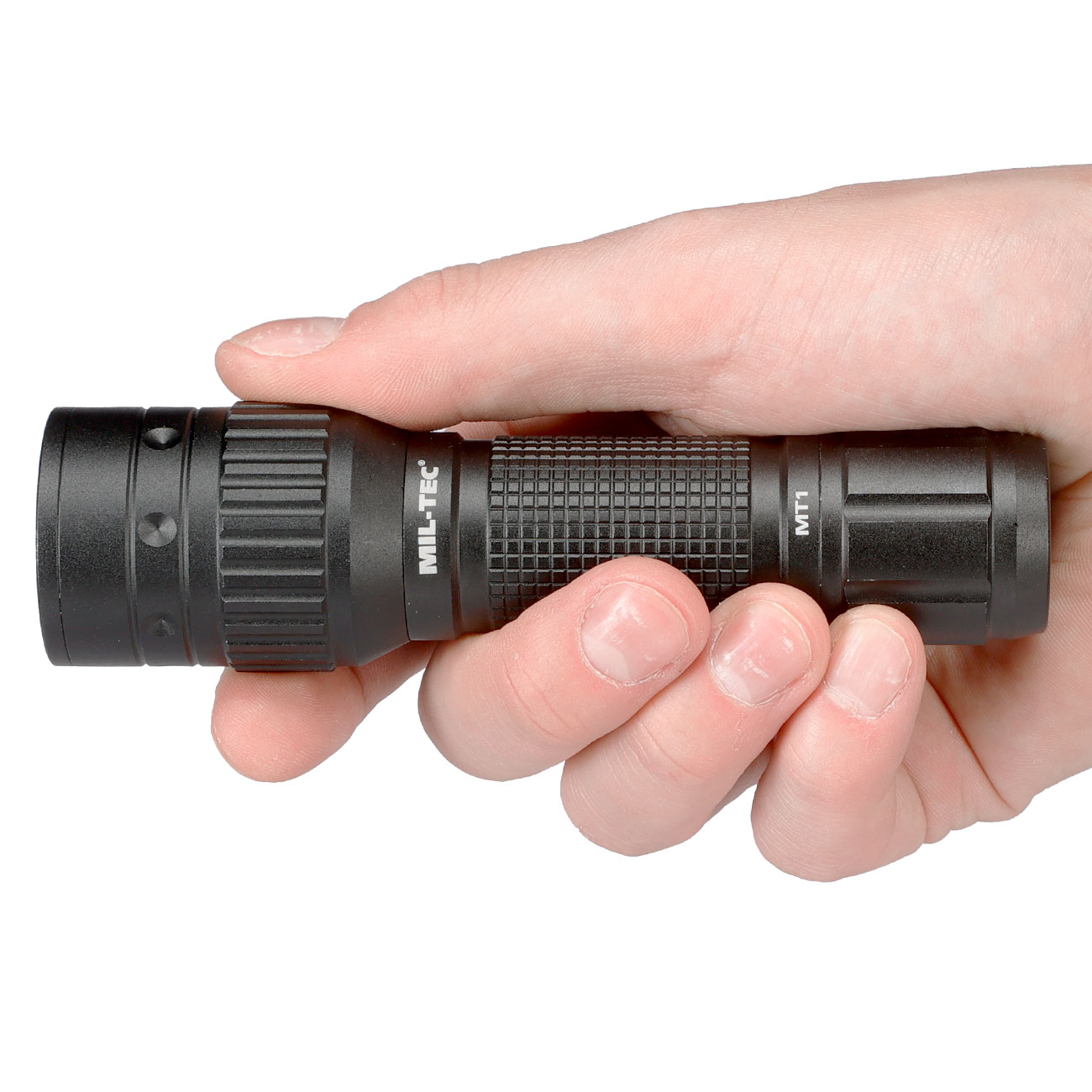 Mil-Tec LED-Stablampe Operator MT1 350 Lumen schwarz inkl. Holster Bild 8