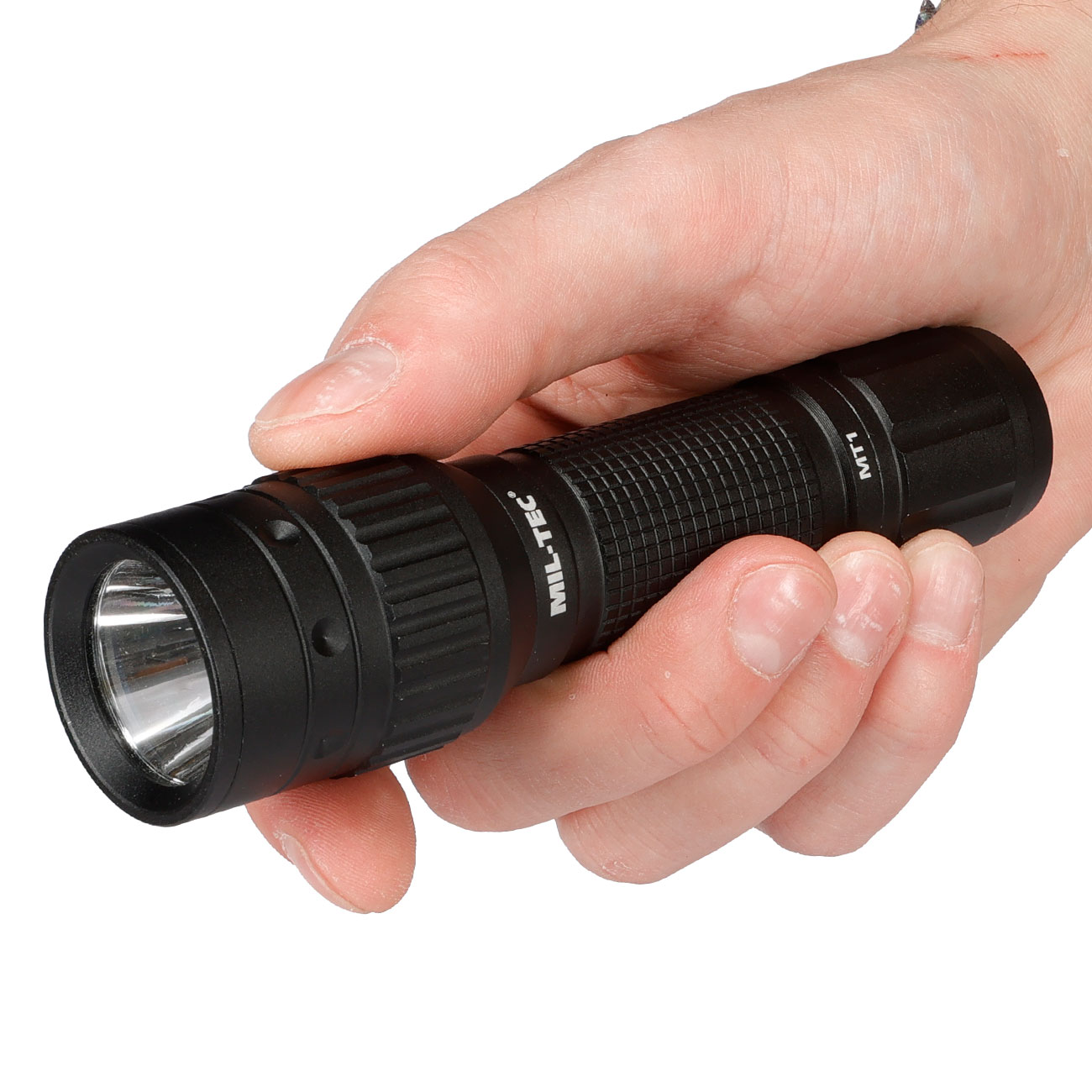Mil-Tec LED-Stablampe Operator MT1 350 Lumen schwarz inkl. Holster Bild 9