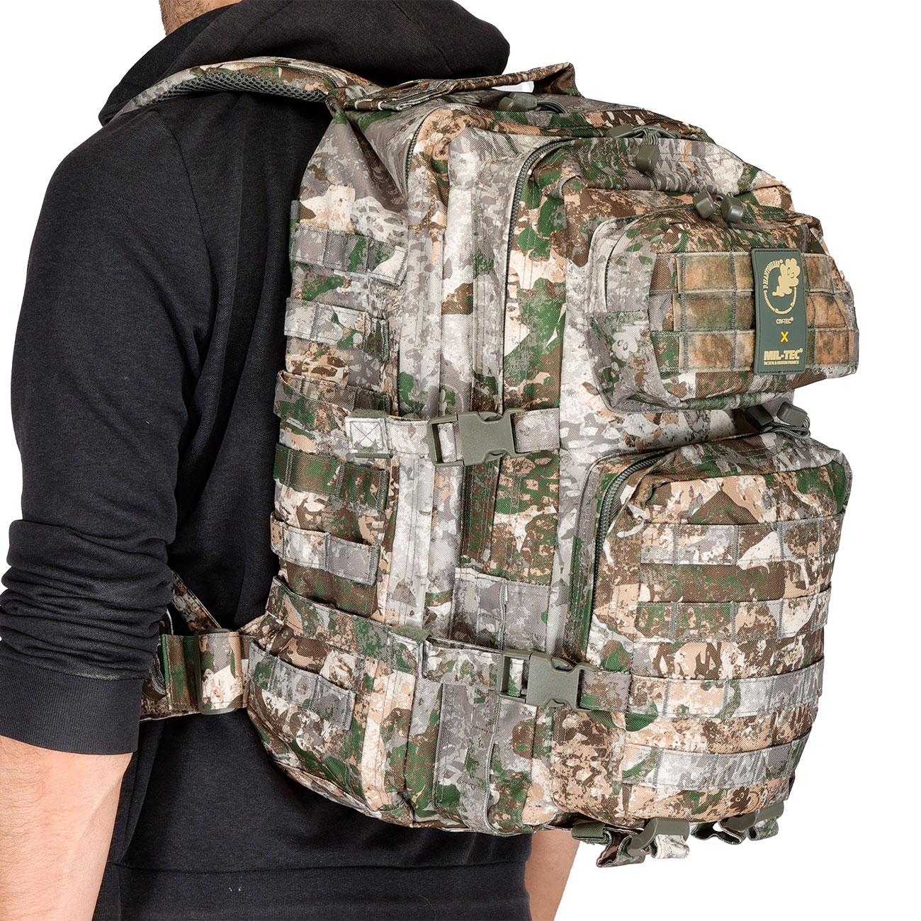 Mil-Tec Rucksack Assault Pack large 36L Phantomleaf WASP I Z1B Bild 10