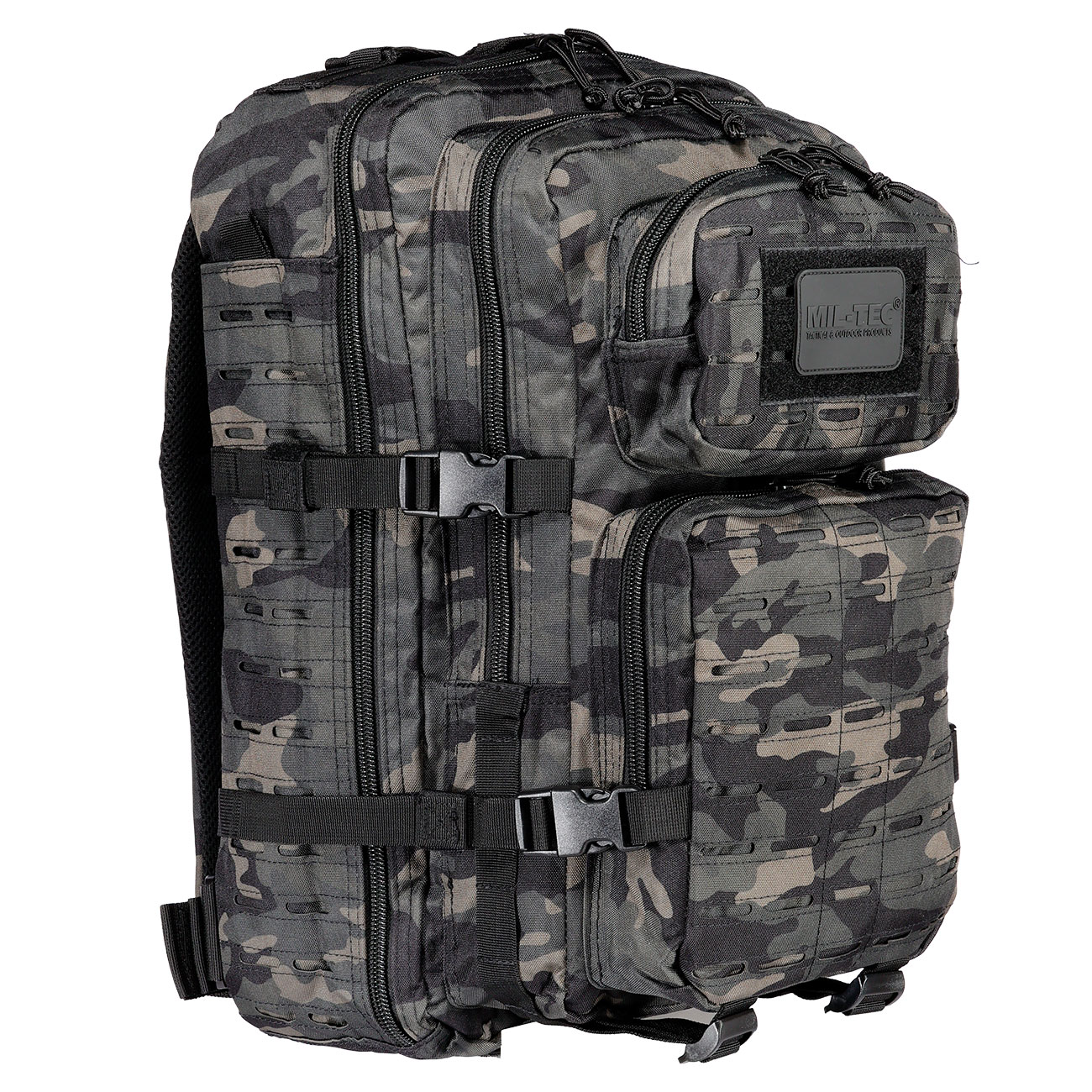 Mil-Tec Rucksack US Assault Pack Laser Cut large 36L darkcamo