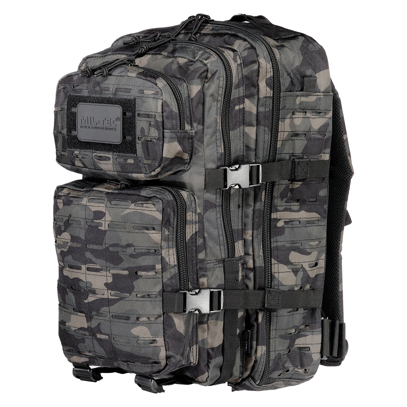 Mil-Tec Rucksack US Assault Pack Laser Cut large 36L darkcamo Bild 1