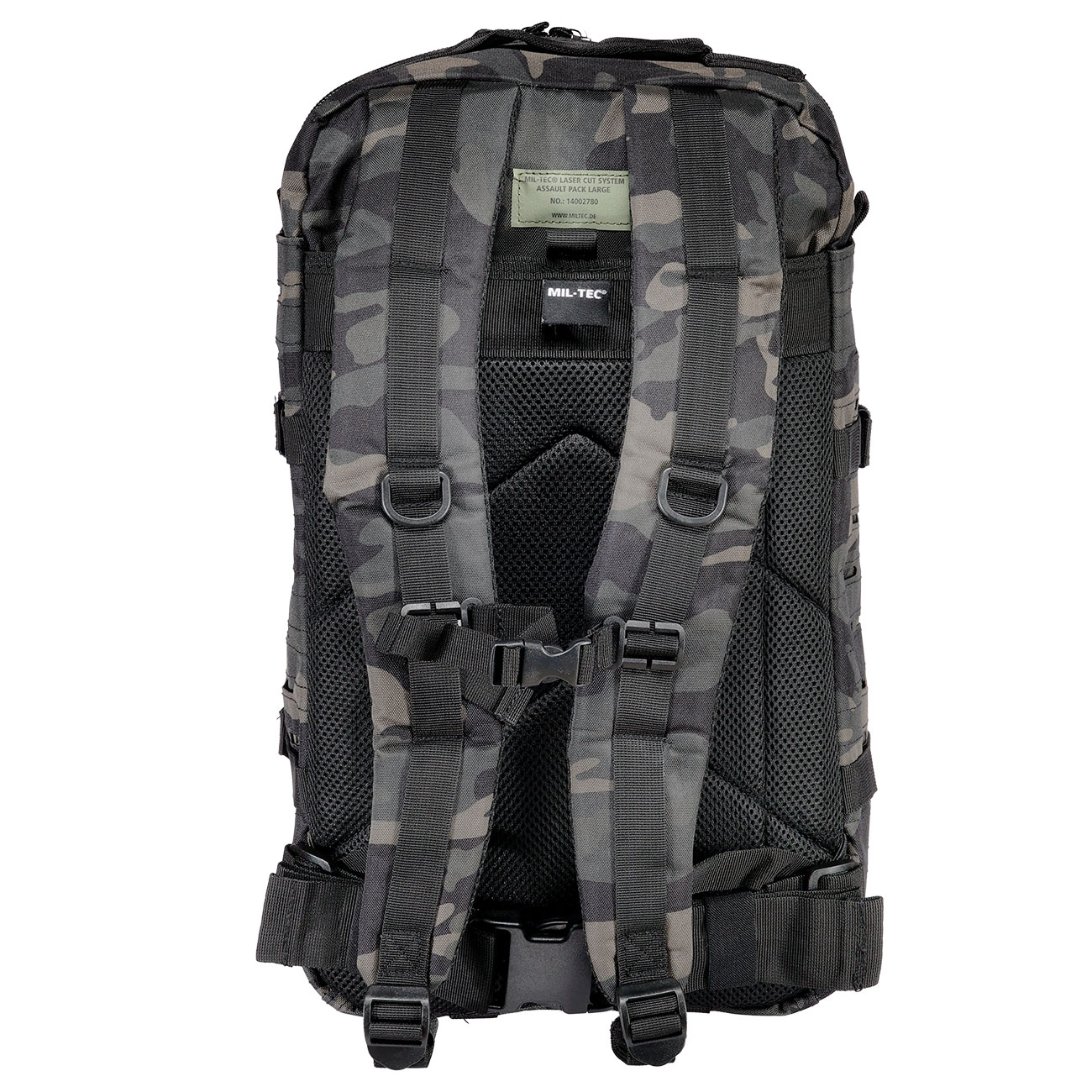 Mil-Tec Rucksack US Assault Pack Laser Cut large 36L darkcamo Bild 2
