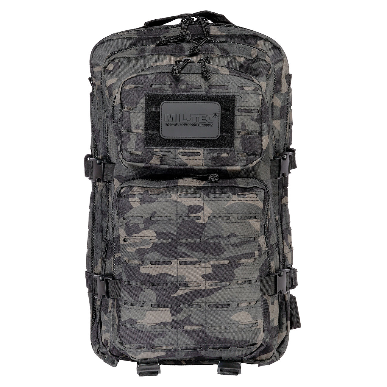 Mil-Tec Rucksack US Assault Pack Laser Cut large 36L darkcamo Bild 4