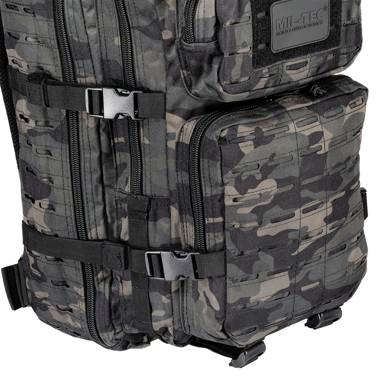 Mil-Tec Rucksack US Assault Pack Laser Cut large 36L darkcamo Bild 7