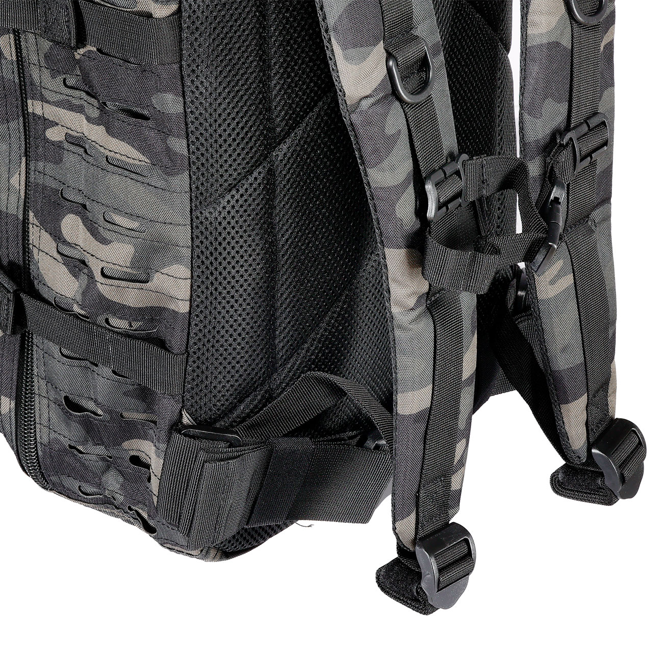 Mil-Tec Rucksack US Assault Pack Laser Cut large 36L darkcamo Bild 8