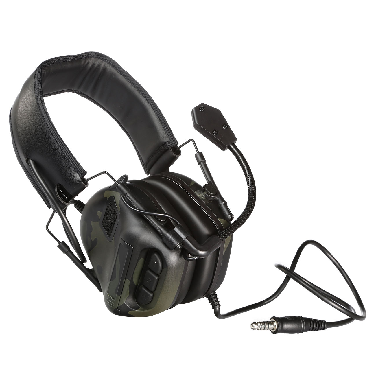 Nuprol Tactical Comms Headset Gen. 5 Full Option Ausfhrung m. Z-Tactical / Element Anschluss Black MC-Camo