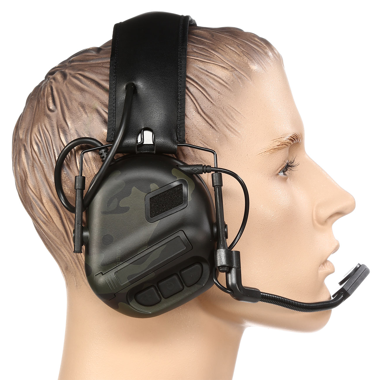 Nuprol Tactical Comms Headset Gen. 5 Full Option Ausfhrung m. Z-Tactical / Element Anschluss Black MC-Camo Bild 4