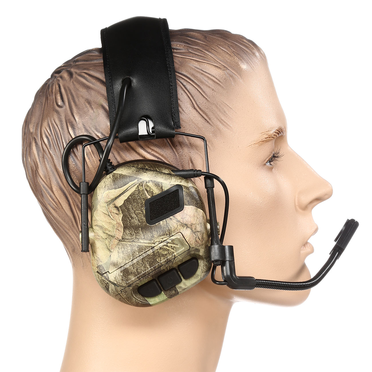 Nuprol Tactical Comms Headset Gen. 5 Full Option Ausfhrung m. Z-Tactical / Element Anschluss Rainforest Bild 4