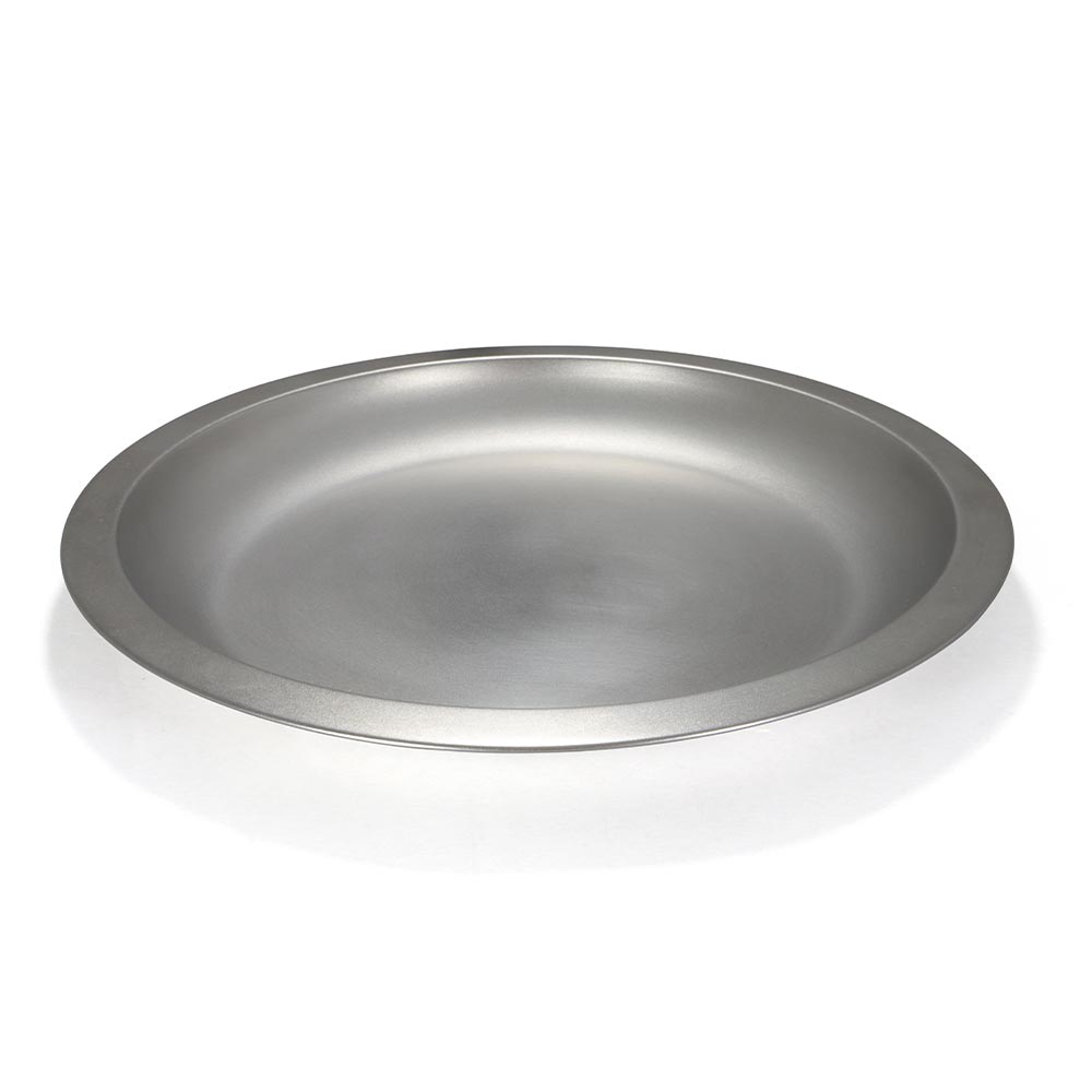 Basic Nature Teller Edelstahl flach 23,5 cm silber-matt