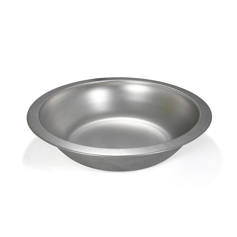 Basic Nature Teller Edelstahl tief 23,5 cm silber-matt