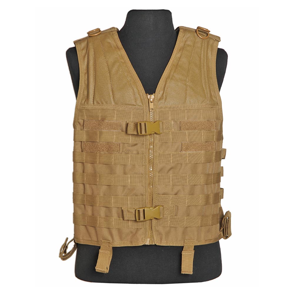 Mil-Tec Molle Carrier Weste coyote