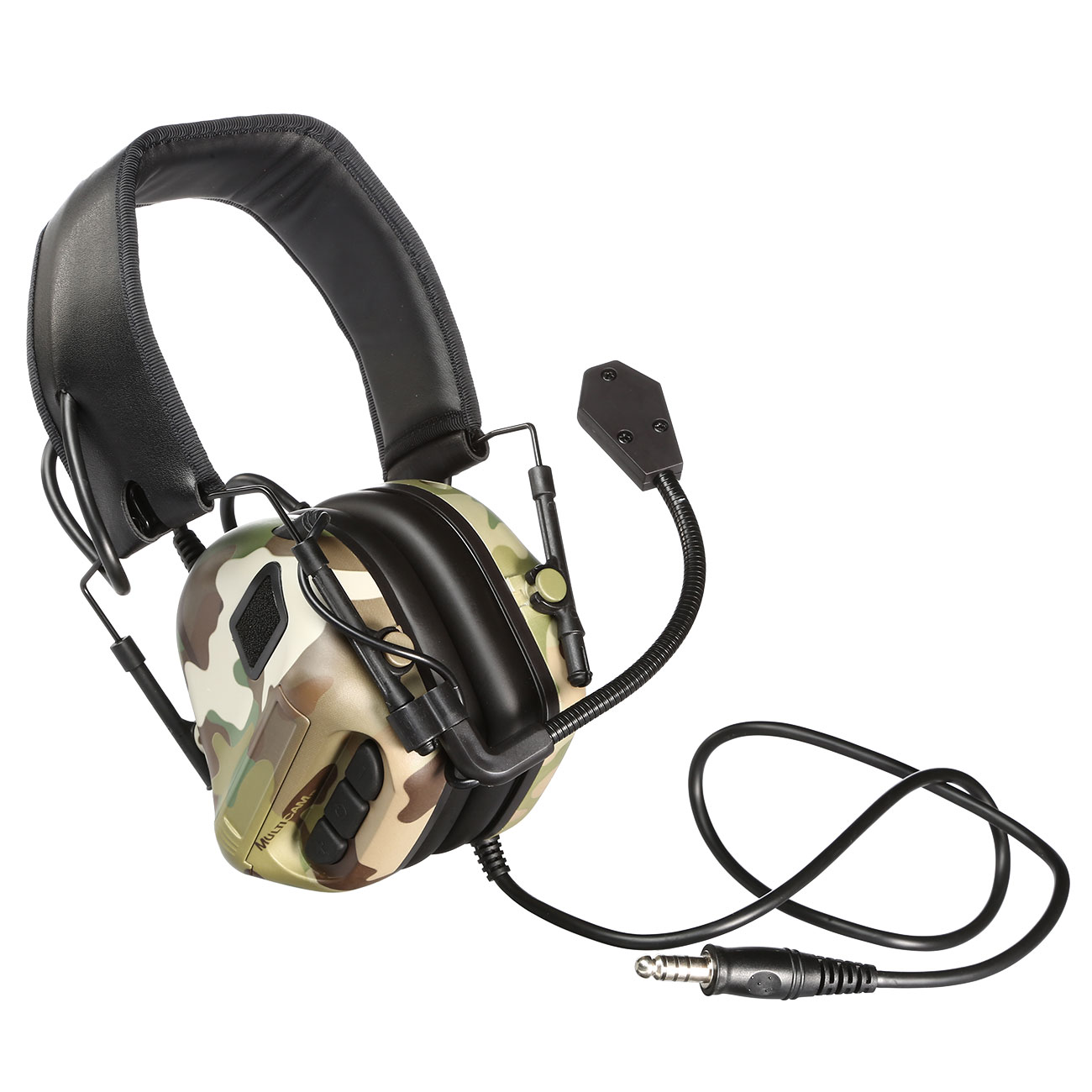 Nuprol Tactical Comms Headset Gen. 5 Full Option Ausfhrung m. Z-Tactical / Element Anschluss MC-Camo