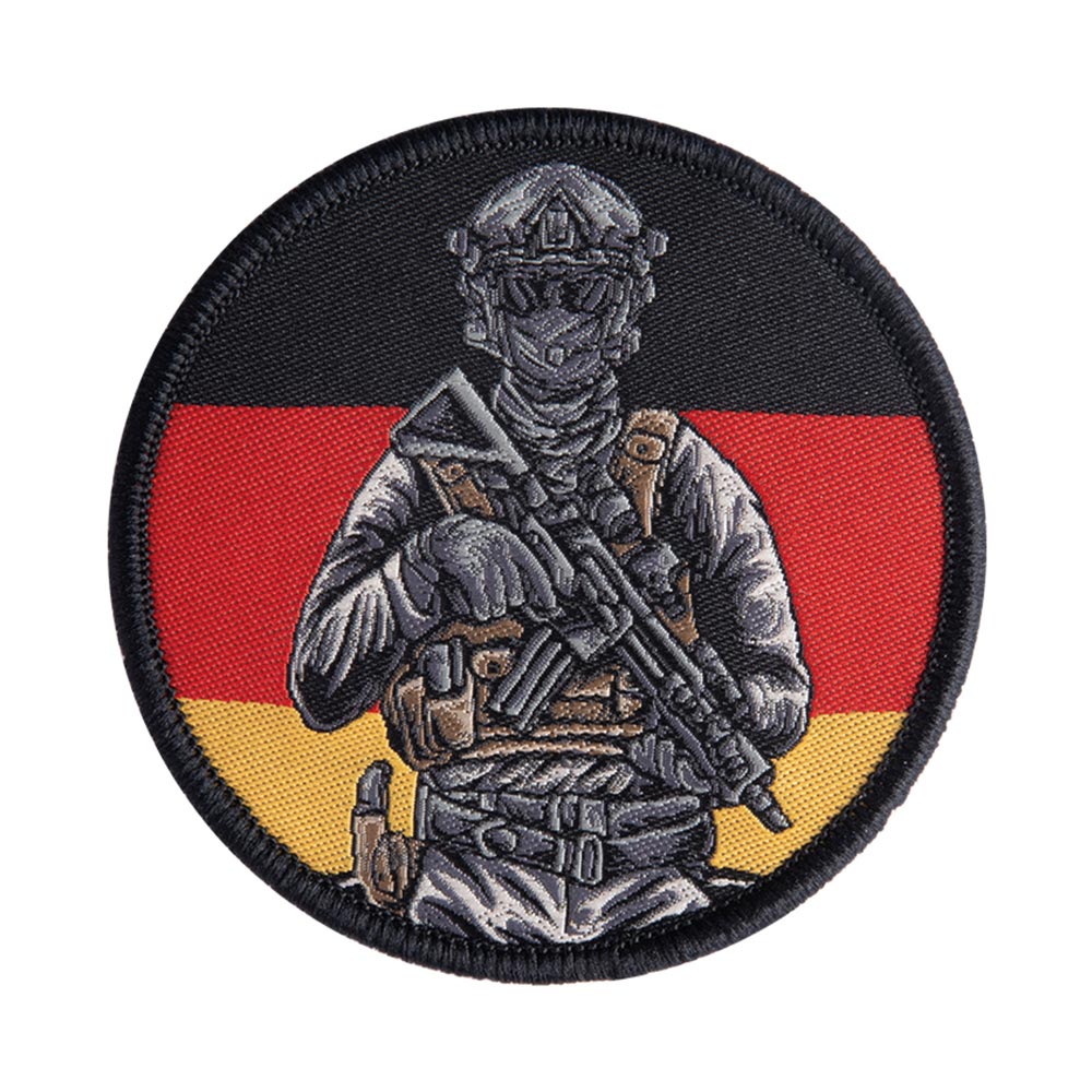 Mil-Tec Patch mit Klettflche Airsoft Germany fullcolor